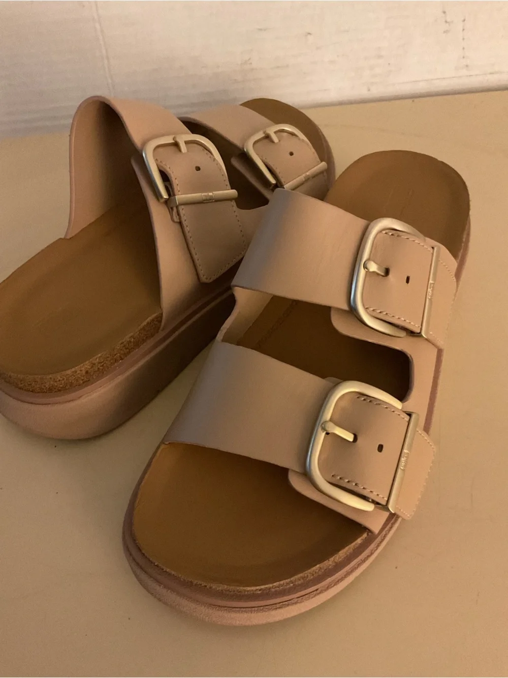 Fitflop Women's Double-Buckle Platform Gen-FF sandals US 7